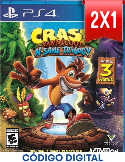 Crash N Sane Trilogy PS4 [Codigo Digital]
