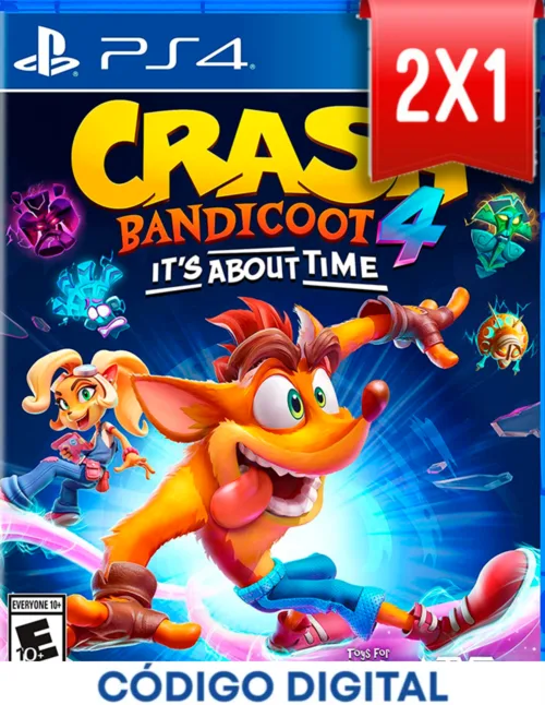 Crash 4 Its About Time PS4 [Codigo Digital]