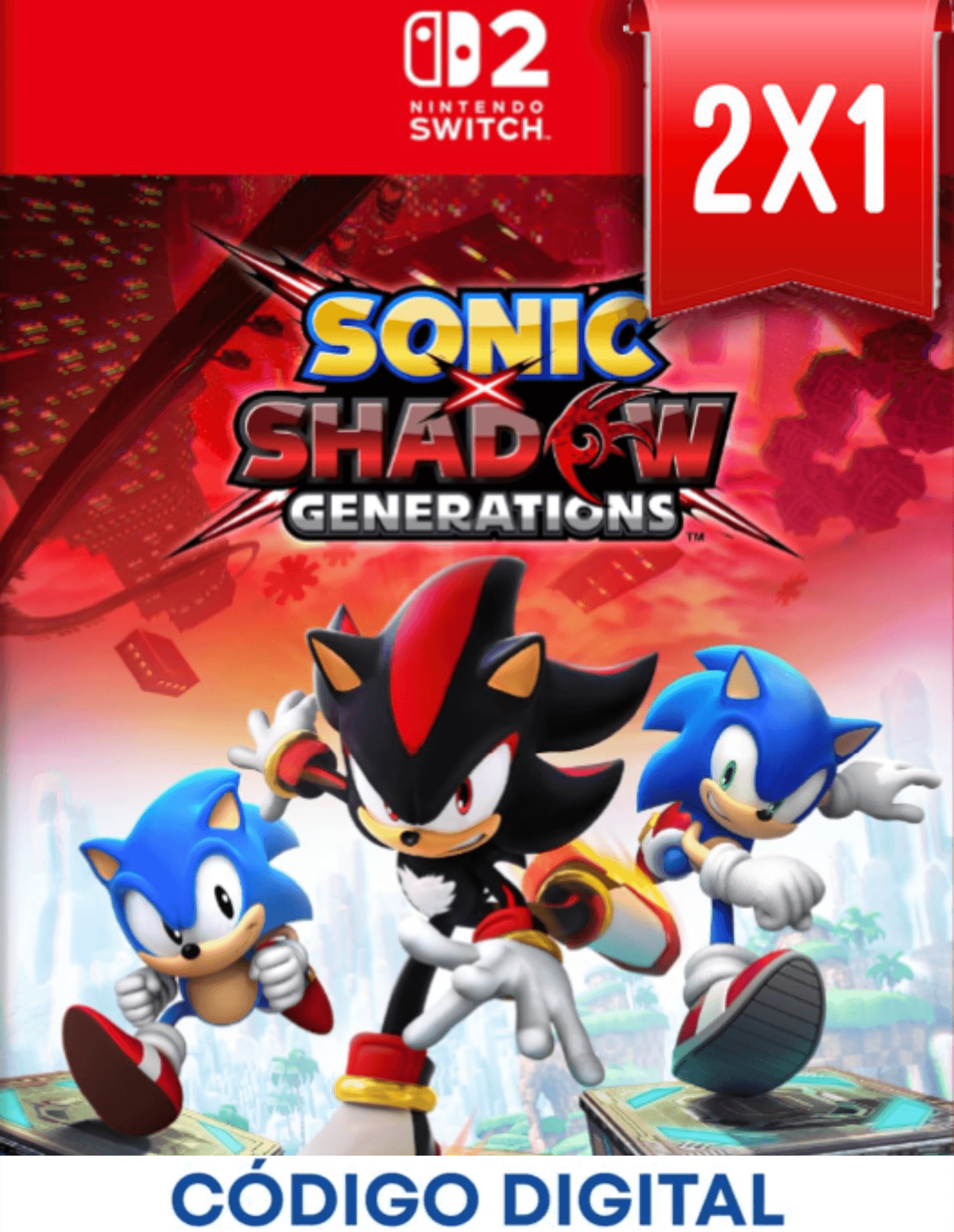 Sonic Shadow Generations Switch 2 [Codigo Digital]