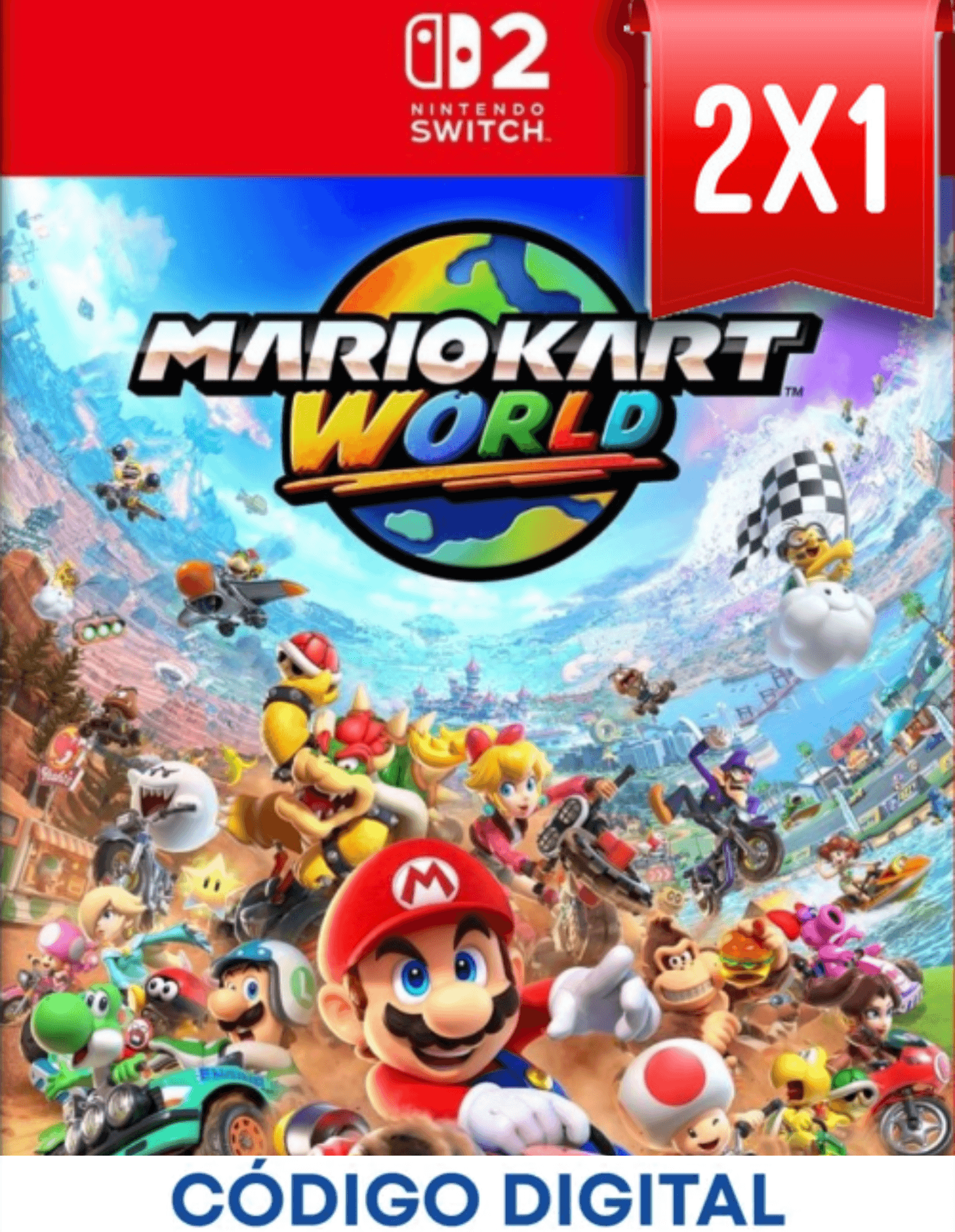 Mario Kart World Switch 2 [Codigo Digital]